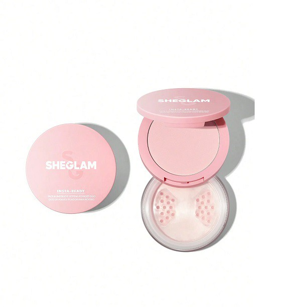 Sheglam Insta Ready Face & Under Eye Setting Powder Duo Bubblegum