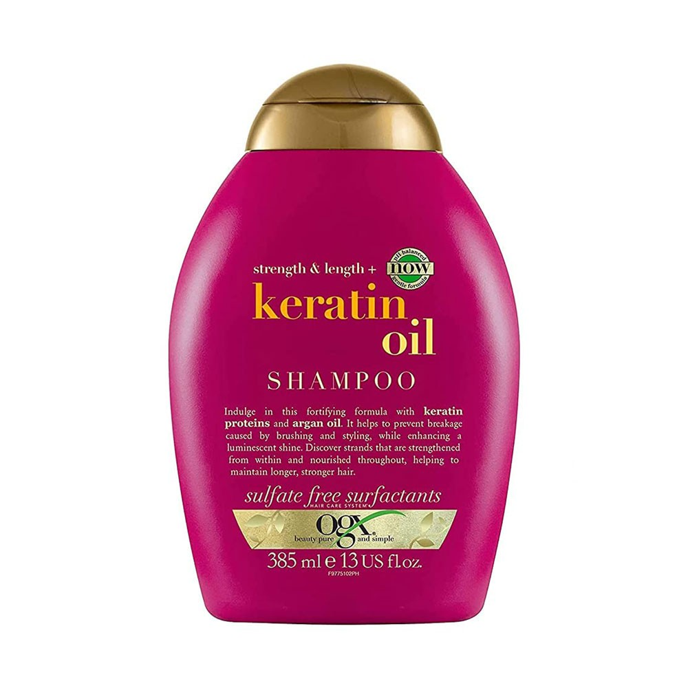 OGX Shampoo Strength & Length+ Keratin Oil Shampoo 385ml