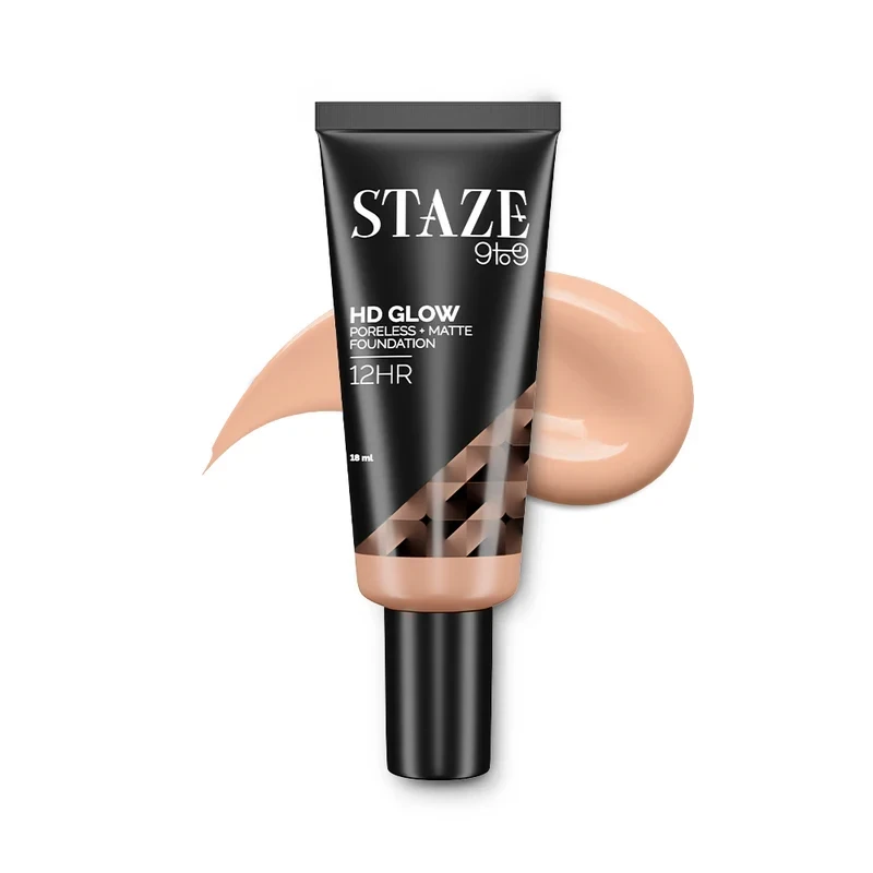 Staze 9to9 HD Glow Foundation (128C Cashmere) 18ml
