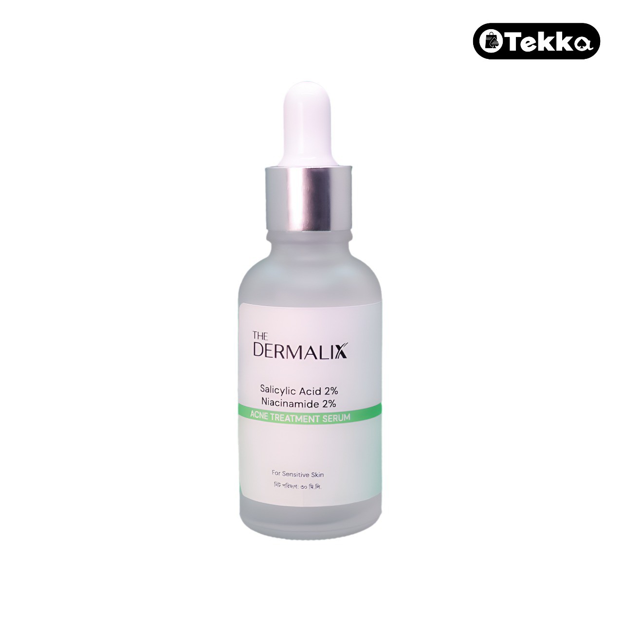 The Dermalix Salicylic Acid 2% + Niacinamide 2% Acne Treatment Serum 30ml