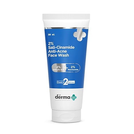 The Derma Co 2% Sali Cinamide Anti Acne Face Wash 80ml