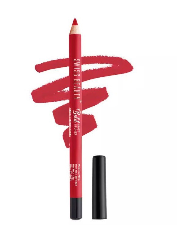 Swiss Beauty Bold Matt Lip Liner HOT RED -05