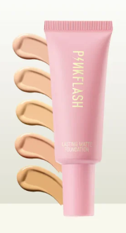 PiNKFLASH Lasting Matte Foundation (PF-F03) 25g