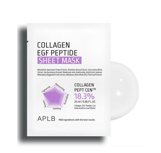 APLB Collagen EGF Peptide Sheet Mask 25ml