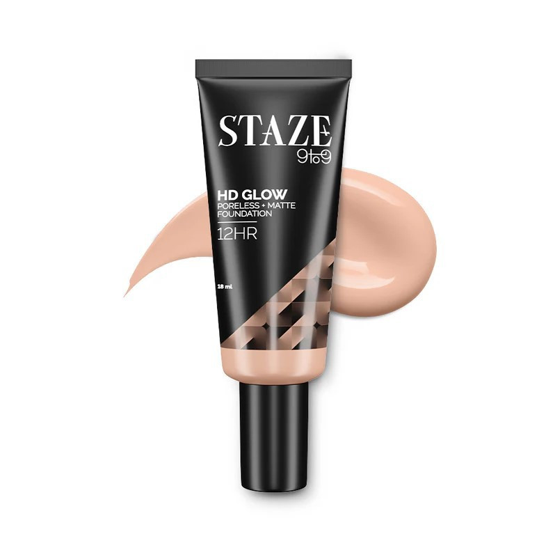 STAZE 9to9 HD Glow Foundation (115N Cream) 18ml