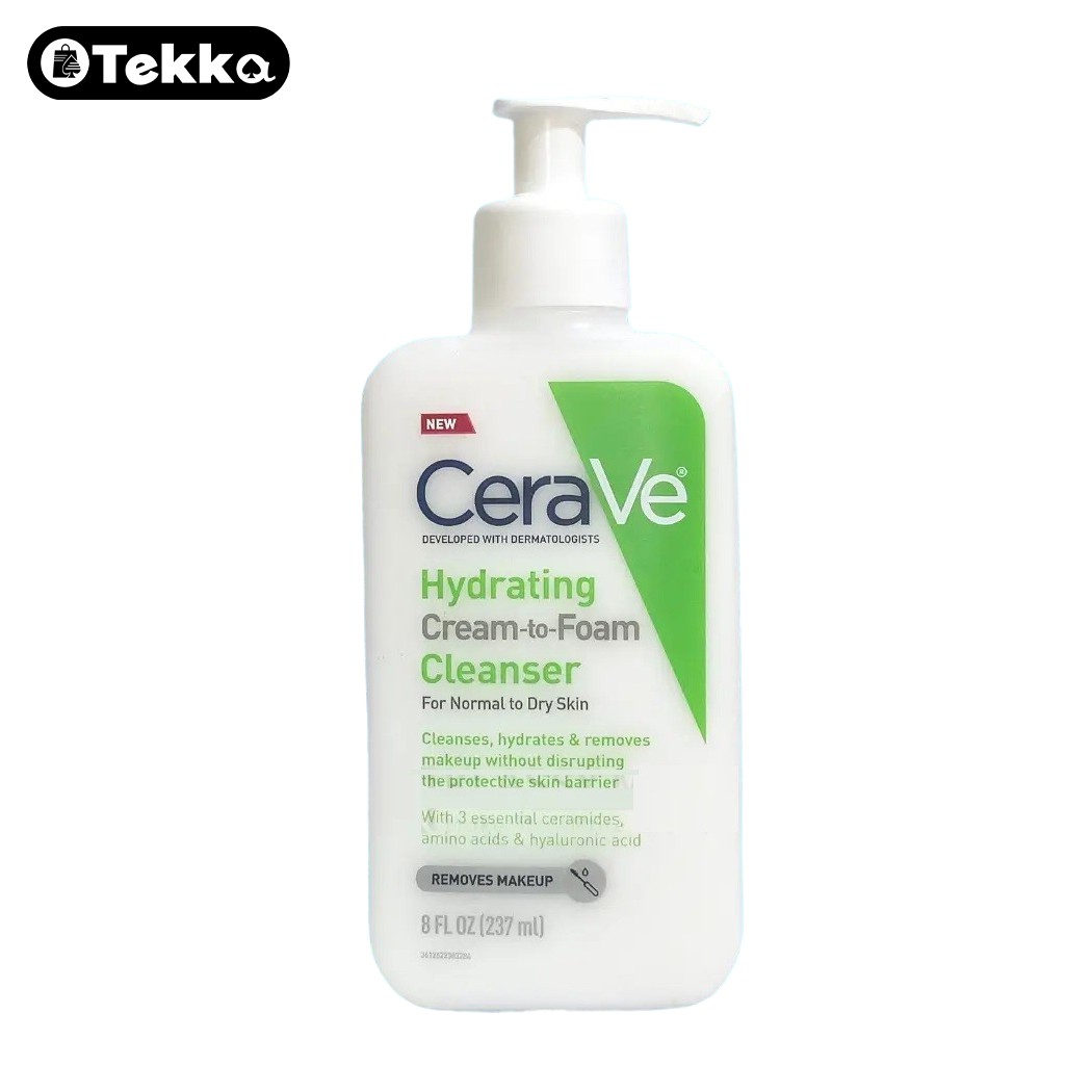 Cerave Hydrating Cream To Foam Cleanser For Normal To Dry Skin 237ml