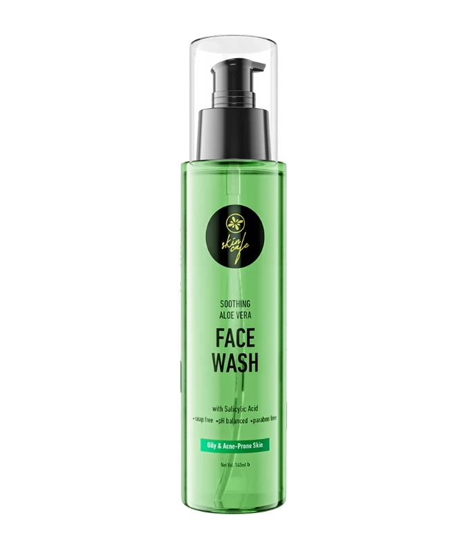 Skin Cafe Soothing Aloe Vera Facewash with Salicylic Acid 140ml