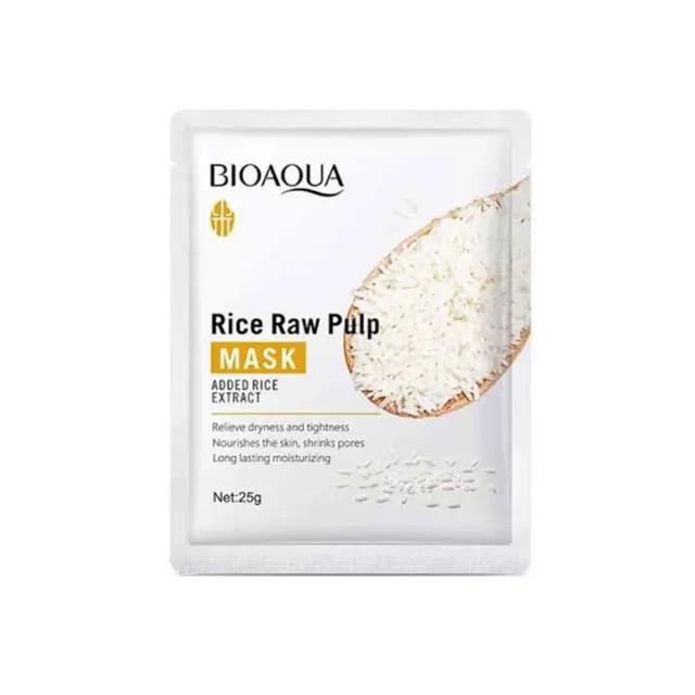 BIOAQUA Rice Raw Pulp Facial Mask Sheet 25g