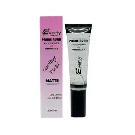 Everly Prime Aura Goodbye Pores Matte Long Lasting Face Primer 30ml