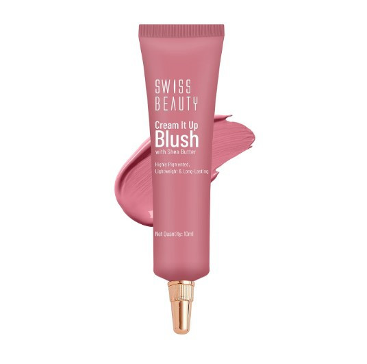 Swiss Beauty Cream It Up Blush with Shea Butter (05-cheek-0-Pink) 10g