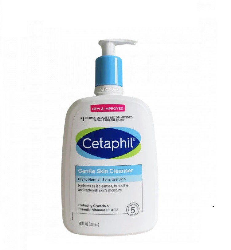 Cetaphil Gentle Skin Cleanser 591ml Dry To Normal & Sensitive Skin