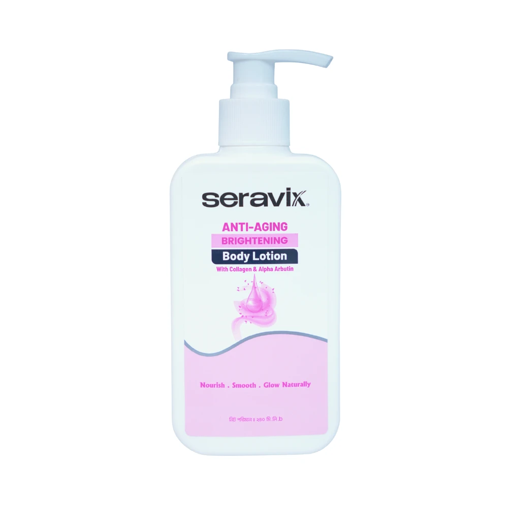 Seravix Anti Aging Brightening Body Lotion With Collagen & Alpha Arbutin 240ml