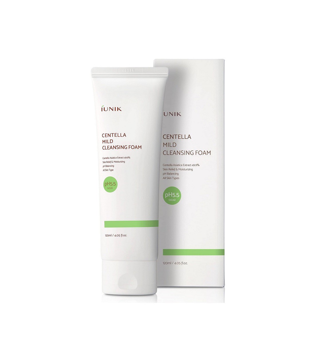 IUNIK Centella Mild Cleansing Foam 120ml