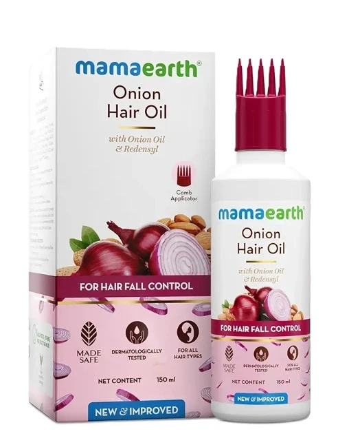 Mamaearth Onion Hair Oil for Hair Fall Control 150ml