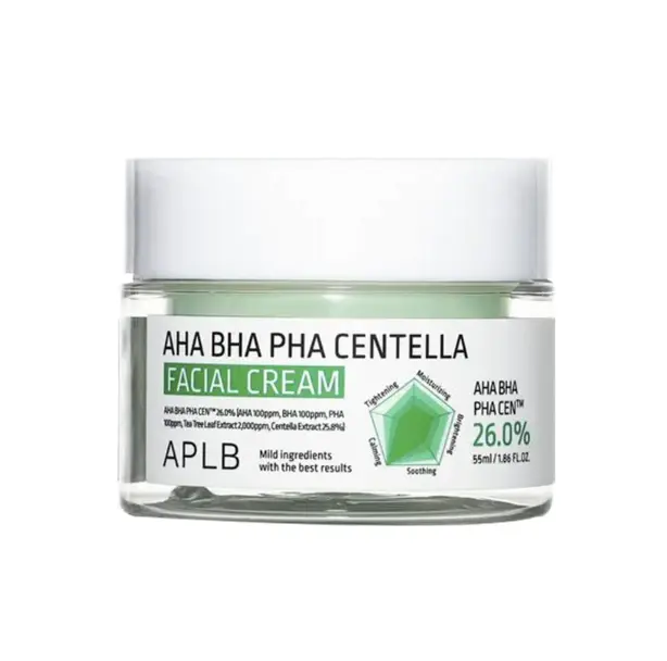 APLB AHA BHA PHA Centella Facial Cream 55ml