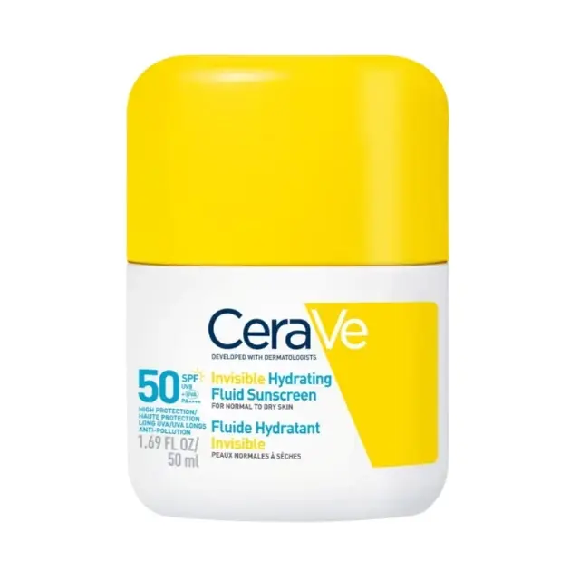 CeraVe Invisible Hydrating Fluid Sunscreen SPF50 50ml