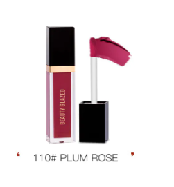 Beauty Glazed Matte Liquid Lipstick (110- Plum Rose) 2.8g