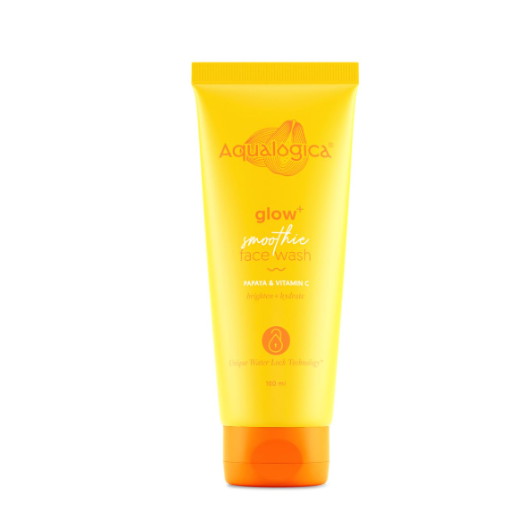 Aqualogica Glow+ Smoothie Face Wash with Papaya & Vitamin C for Glowing Skin 100ml