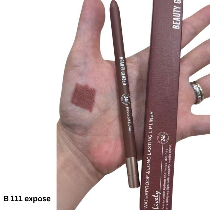 Beauty Glazed Lively Waterproof & Long Lasting Lip Liner B111 Expose 0.6g