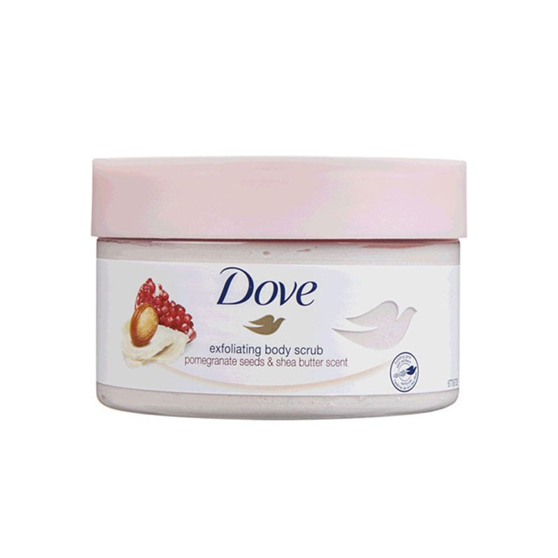 Dove Exfoliating Pomegranate Seeds & Shea Butter Scent Body Scrub 225ml