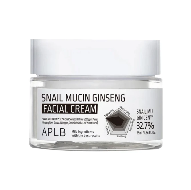 APLB Snail Mucin Ginseng Facial Cream 55ml