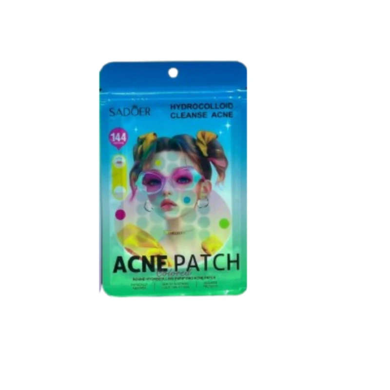 SADOER Round Hydrocolloid Colored Acne Patch – 144 Patches