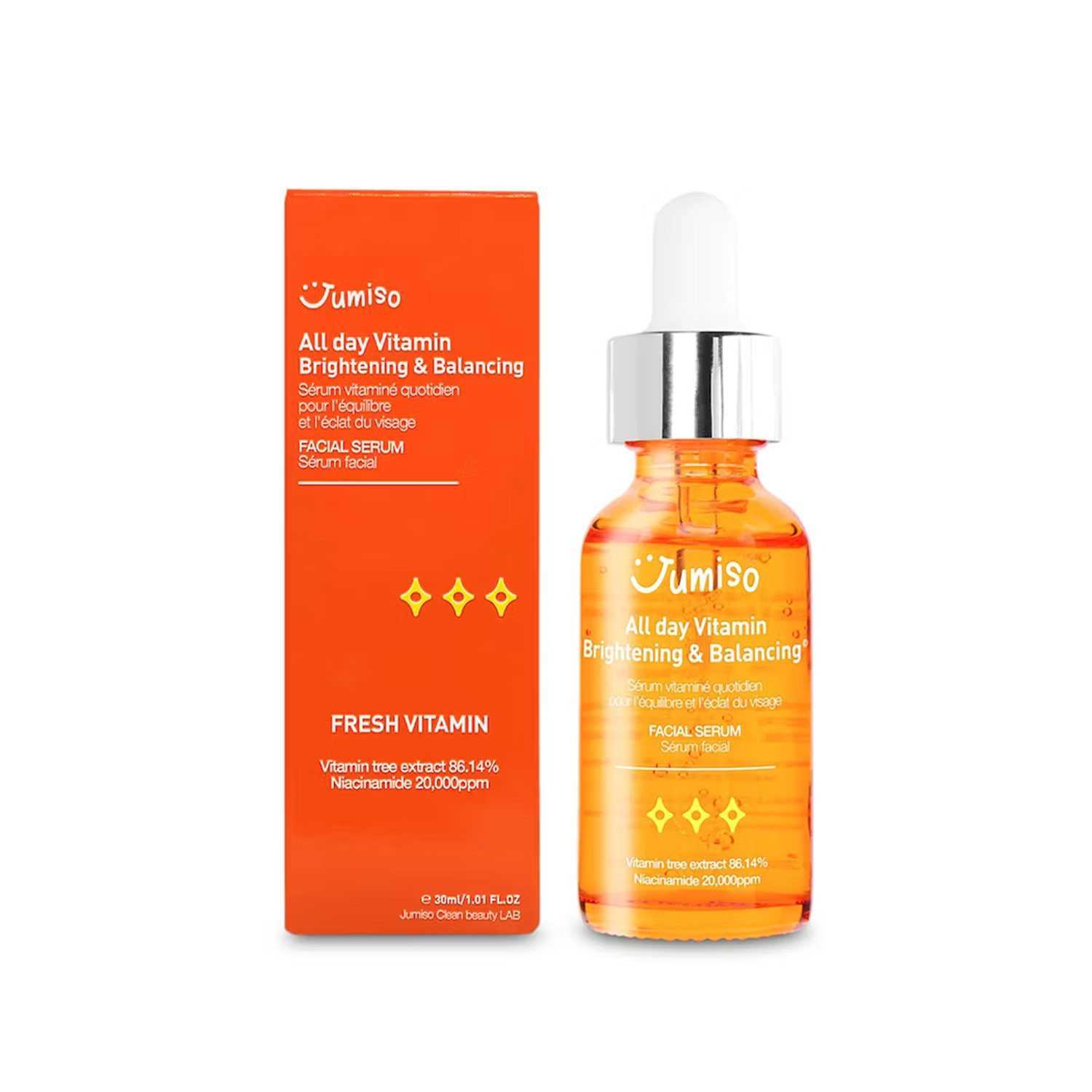 Jumiso All Day Vitamin Brightening & Balancing Facial Serum 30ml