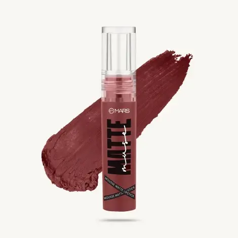 Mars Matte Mousse Lipstick - (Fierce Star-18) 3ml