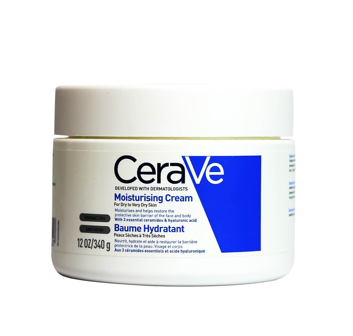 CeraVe Moisturizing Cream 340g UK Version (Dry To Very Dry Skin)