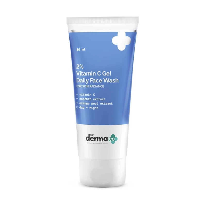 The Derma Co 2% Vitamin C Gel Daily Face Wash 80ml