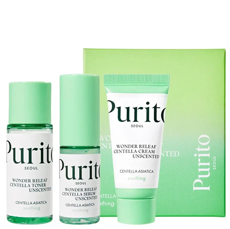 PURITO Wonder Releaf Centella Mini Kit Unscented