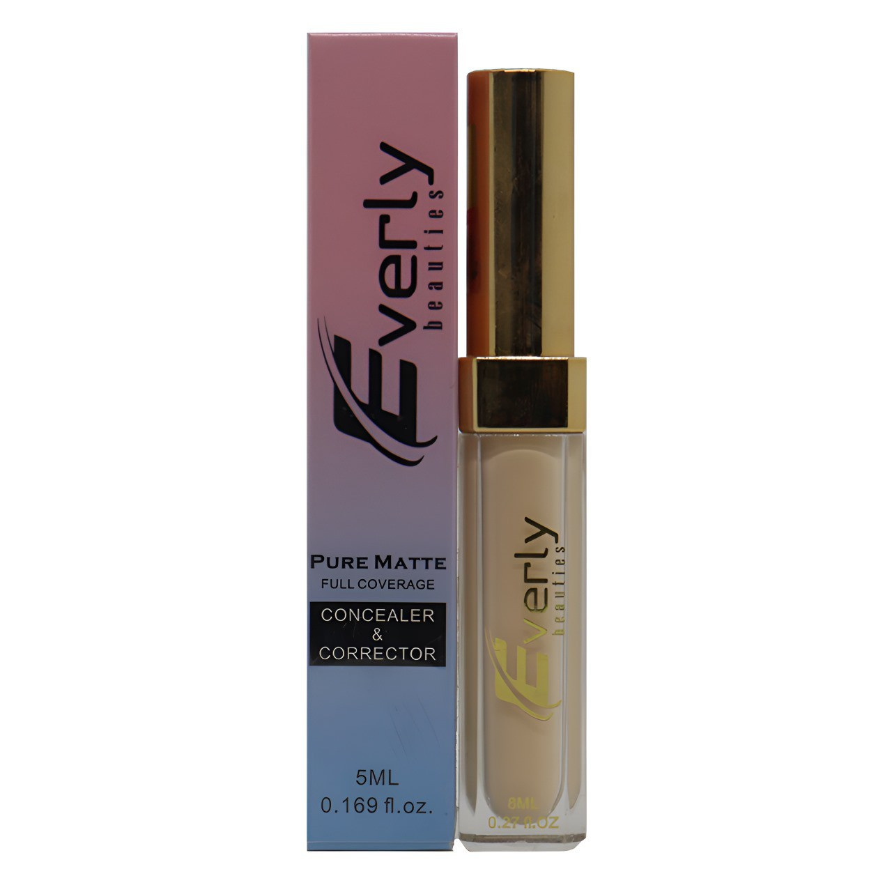 Everly Beauties Pure Matte Full Coverage Concealer & Corrector (Pure Beige)