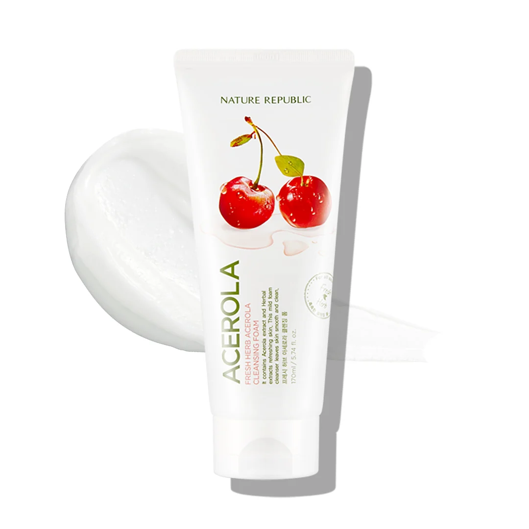 Nature Republic Fresh Herb Acerola Cleansing Foam 170ml