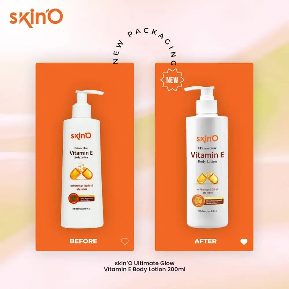 SkinO Ultimate Glow Vitamin E Nourishing Body Lotion 220ml