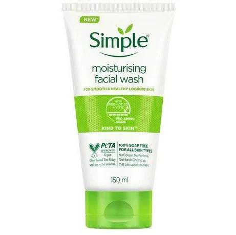 Simple Skin Moisturising Facial Wash 150ml (2026/11) Old Verson