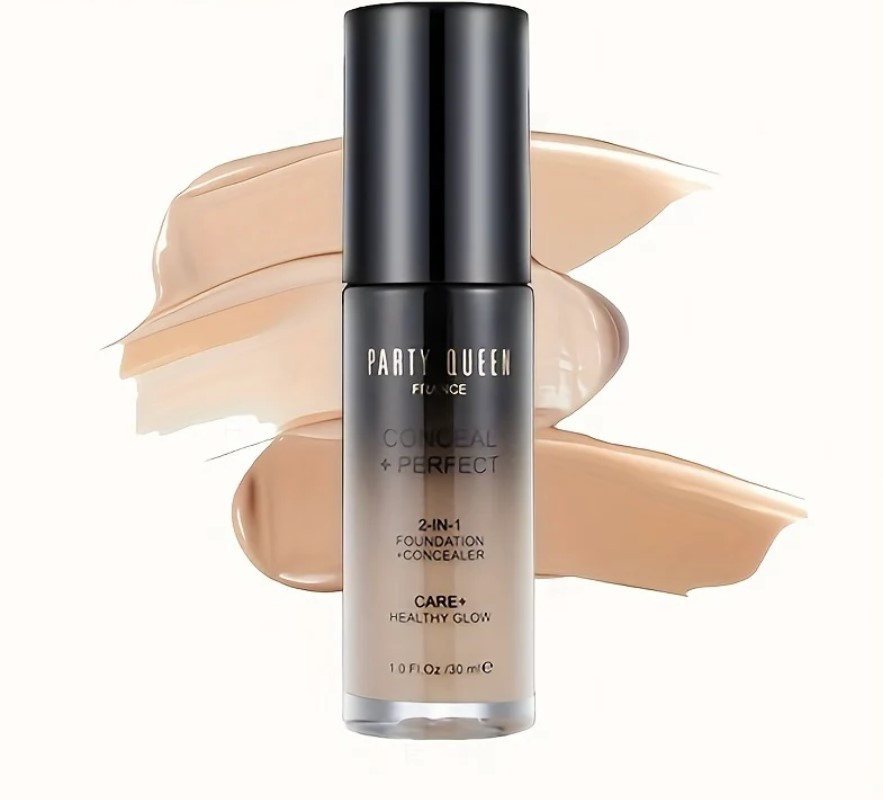 Party Queen Conceal and Perfect 2-in-1 Liquid full Coverage Foundation (Blushing beige)-05