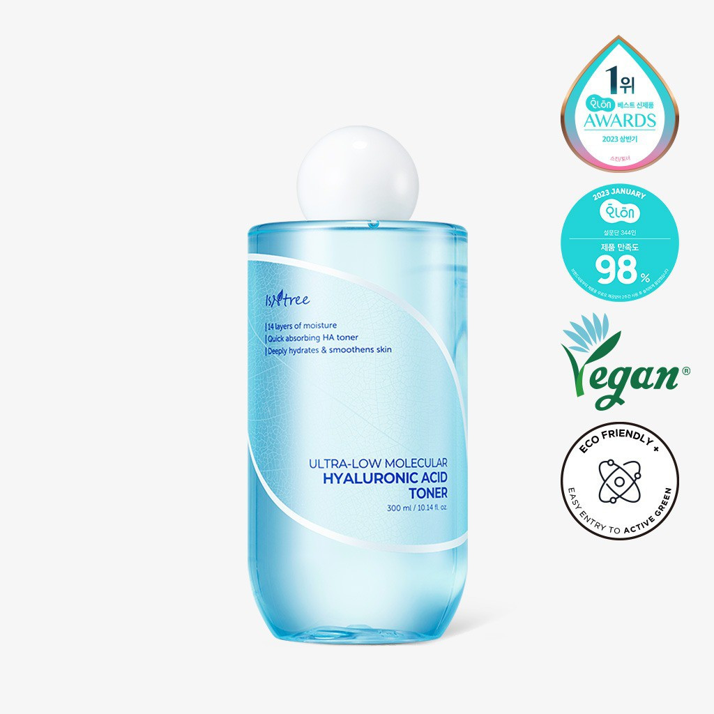Isntree Ultra-Low Molecular Hyaluronic Acid Toner 300ml