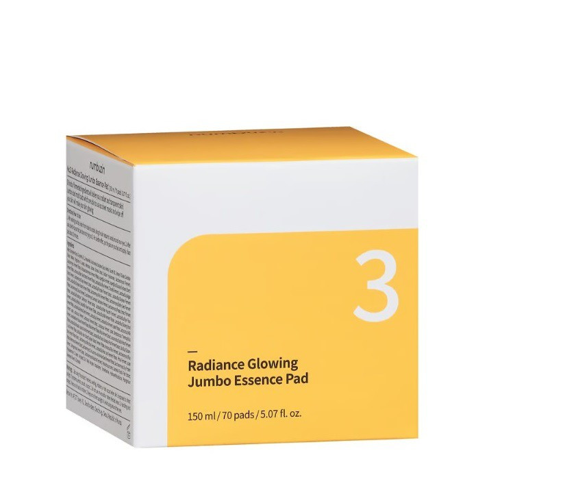 Numbuzin No. 3 Radiance Glowing Jumbo Essence 70Pcs Pad -150ml