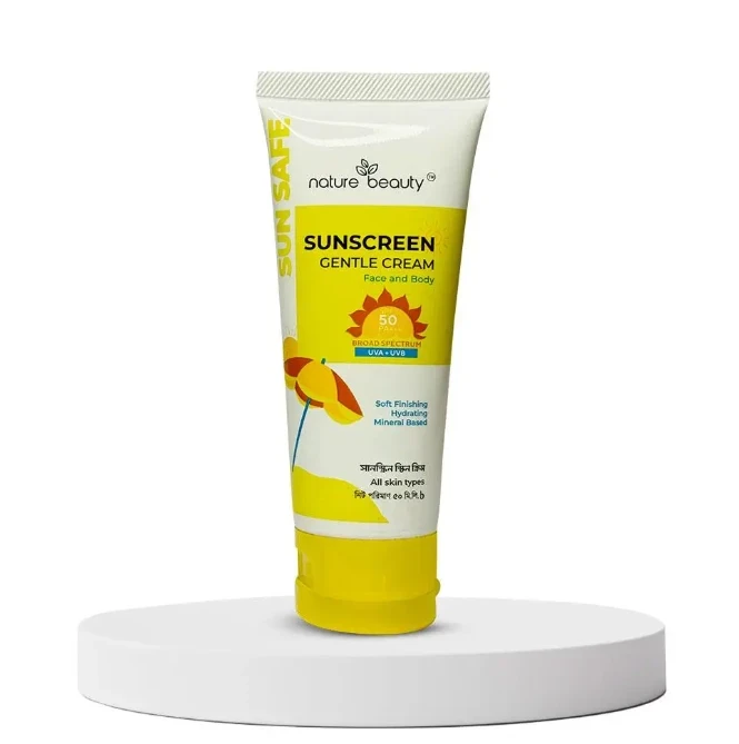 Nature Beauty Sunscreen Gentle Cream SPF50 PA+++ 50ml