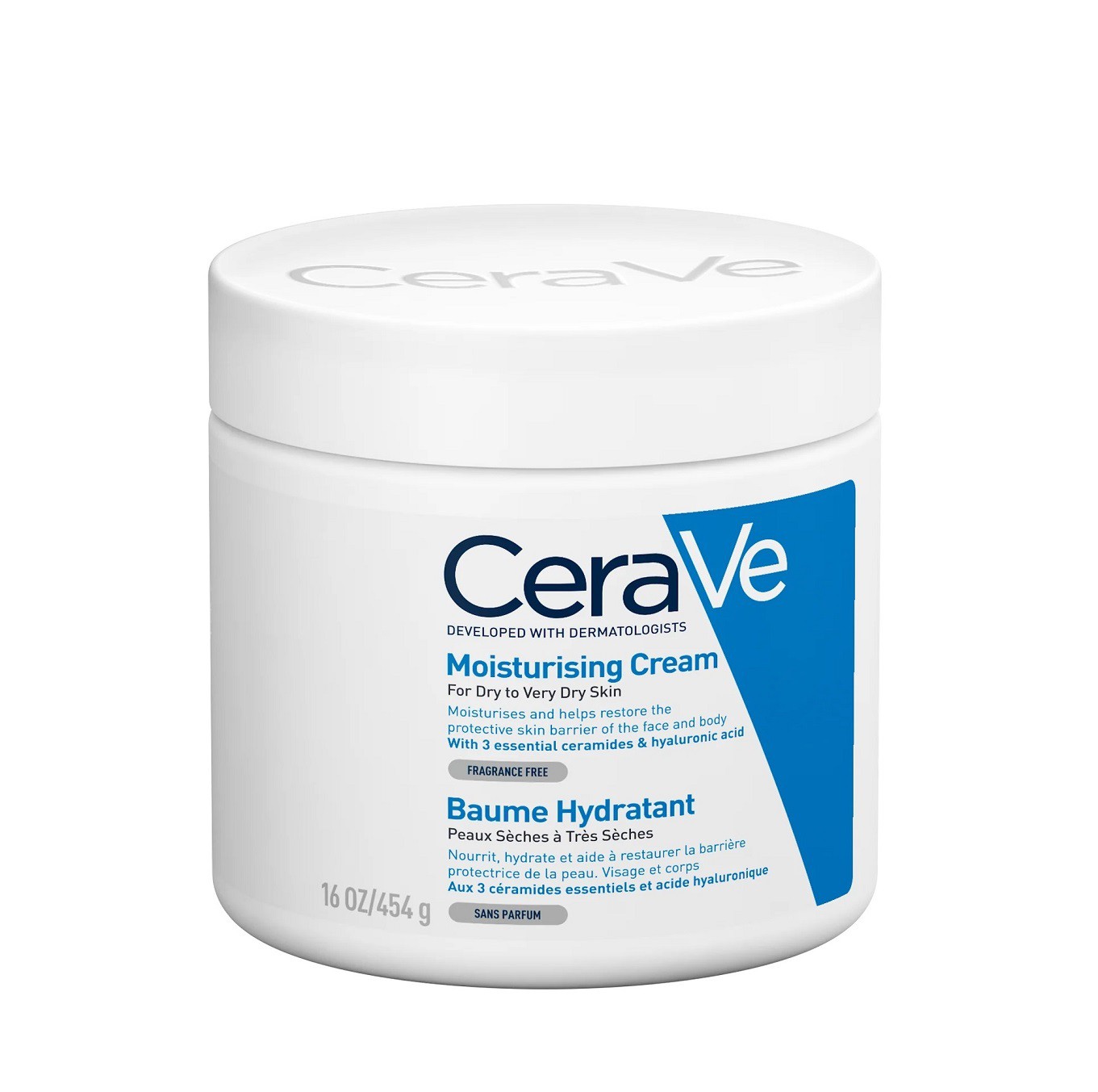 CeraVe Moisturizing Cream 454g UK Version (Dry To Very Dry)