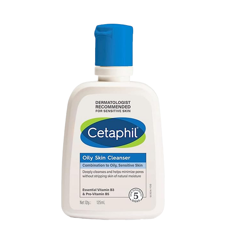 Cetaphil Oily Skin Cleanser (Combination to Oily, Sensitive Skin) 125ml