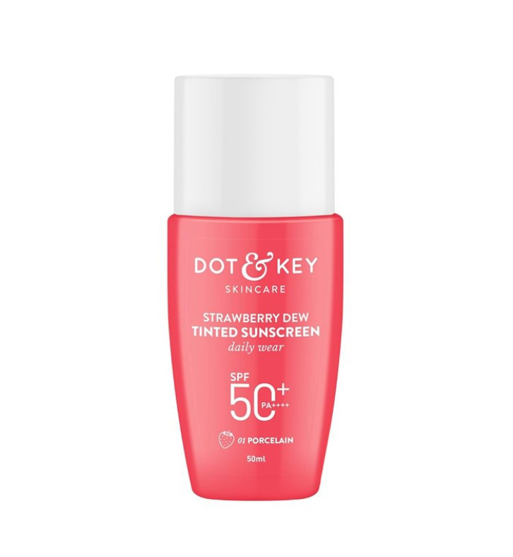 Dot and Key Strawberry Dew Tinted Sunscreen SPF 50+ PA++++ (Porcelain)