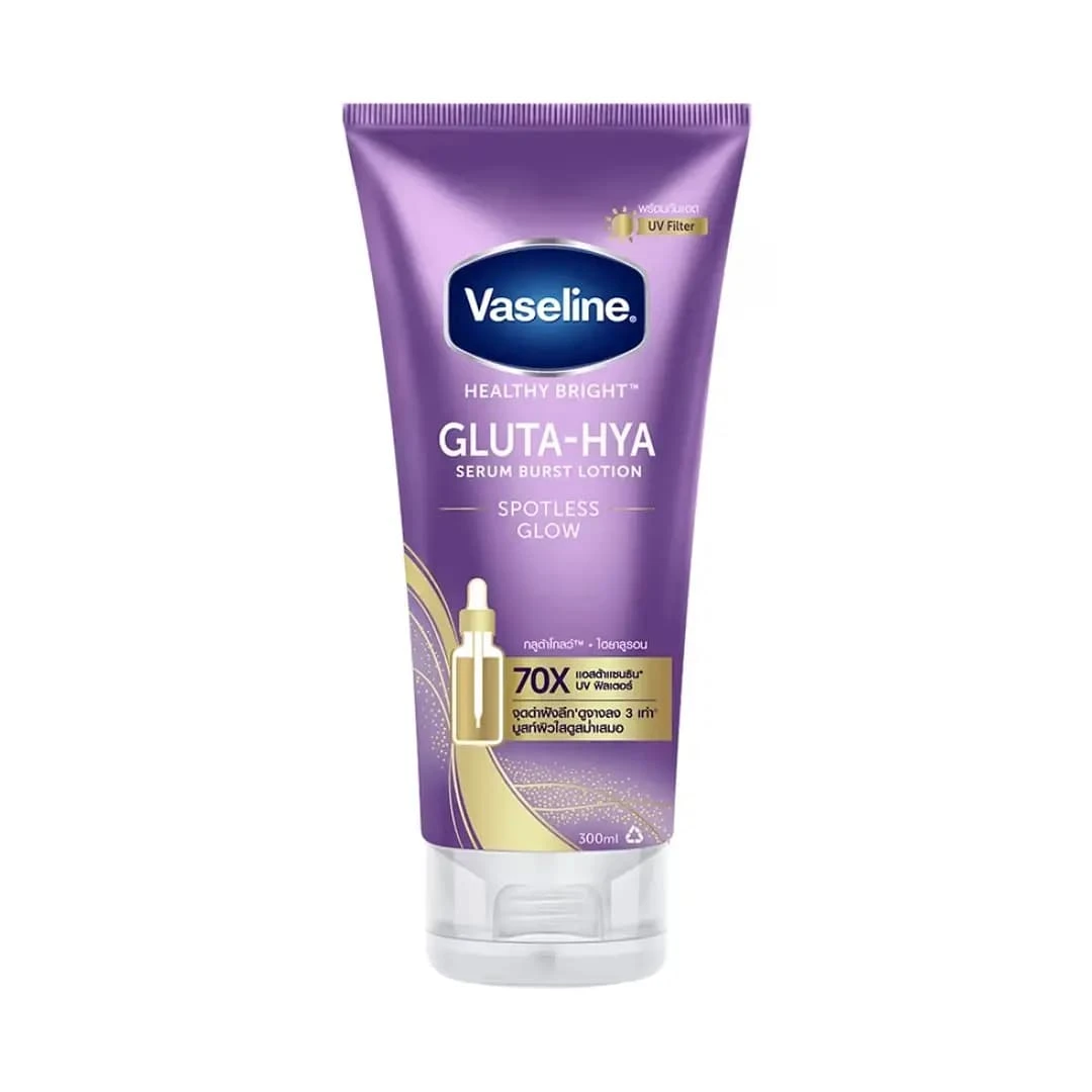 Vaseline Healthy Bright Gluta Hya Spotless Glow Serum Burst Lotion 290ml
