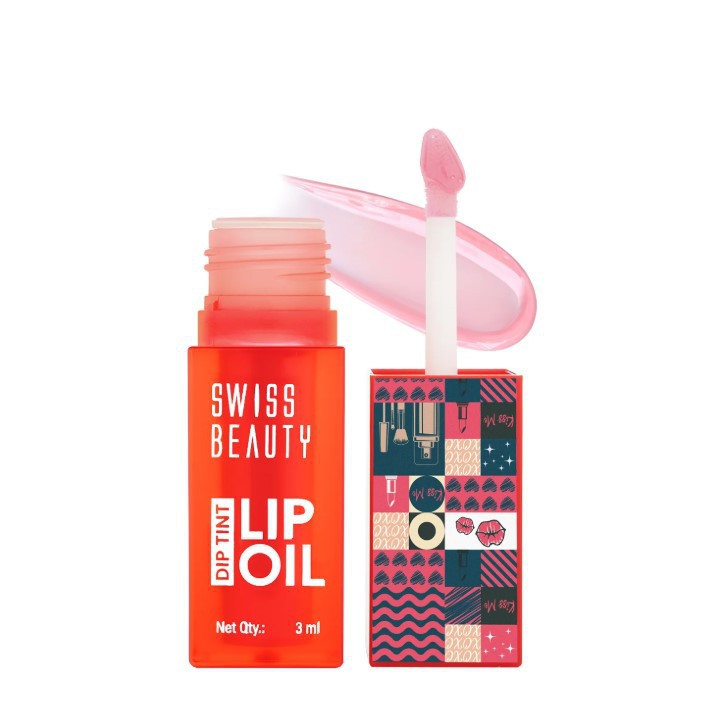 Swiss Beauty Dip Tint Lip Oil - 01 Strawberry