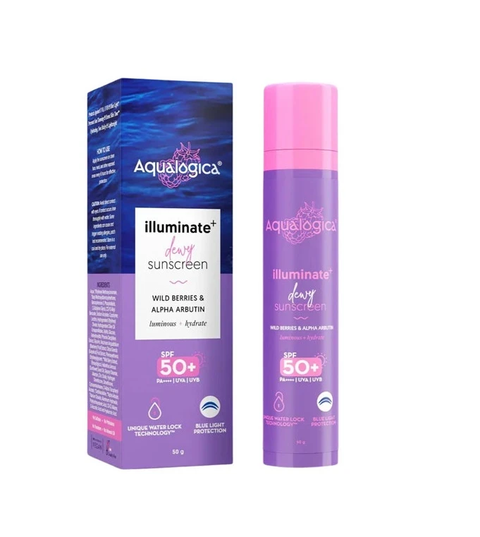 Aqualogica Illuminate+ Dewy Sunscreen SPF 50+ 50 g