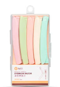 KELI Eyebrow Razor (5pcs Mini Types) Set
