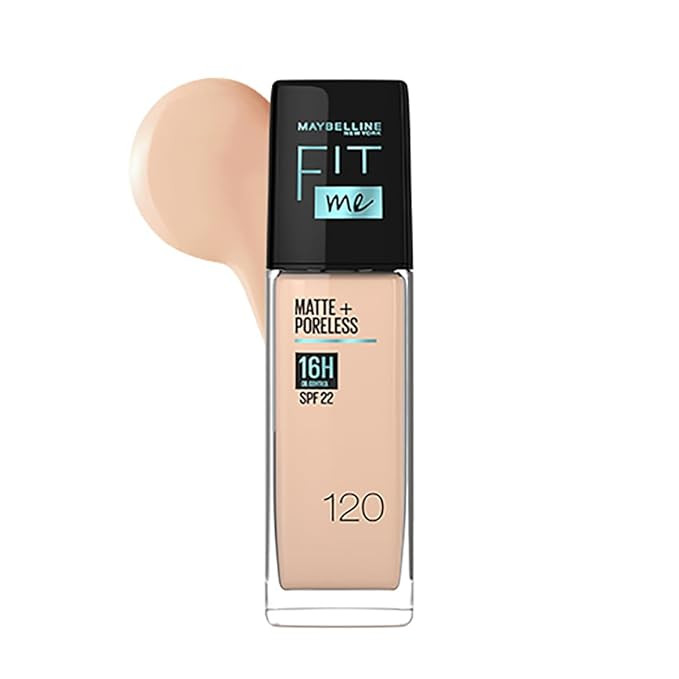 Maybelline Fit Me Matte+Poreless Liquid Foundation 120