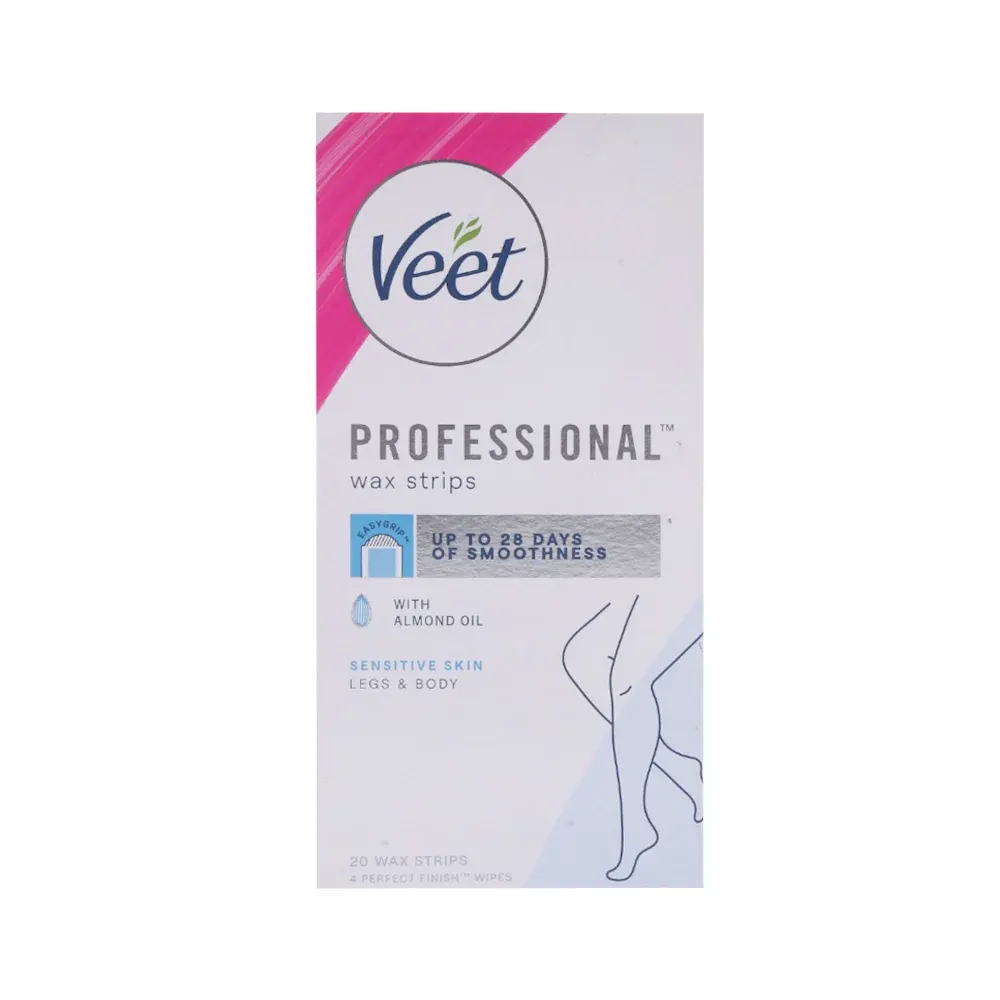 VEET Professional Wax Strips for Sensitive Skin 20strips