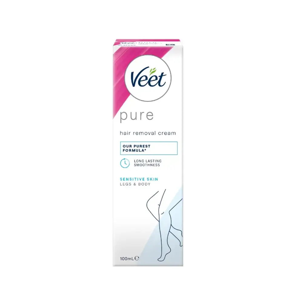 VEET Pure Inspirations Hair Removal Cream for Body & Legs (Sensitive Skin) 100ml