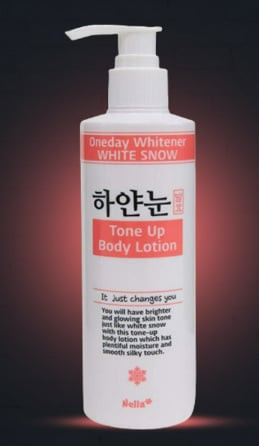 NELLA Oneday Whitener White Snow Fermented Tone Up Body Lotion